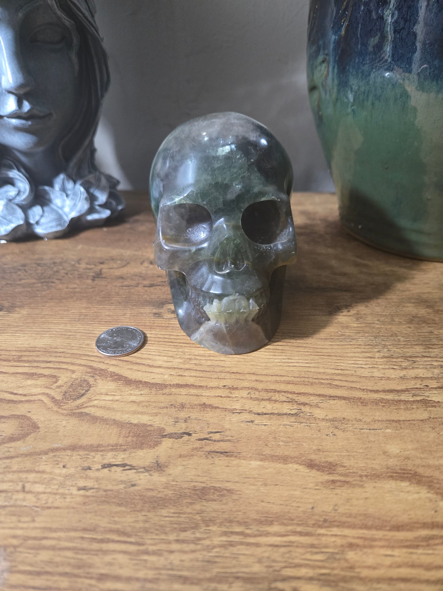 Fluorite Skull