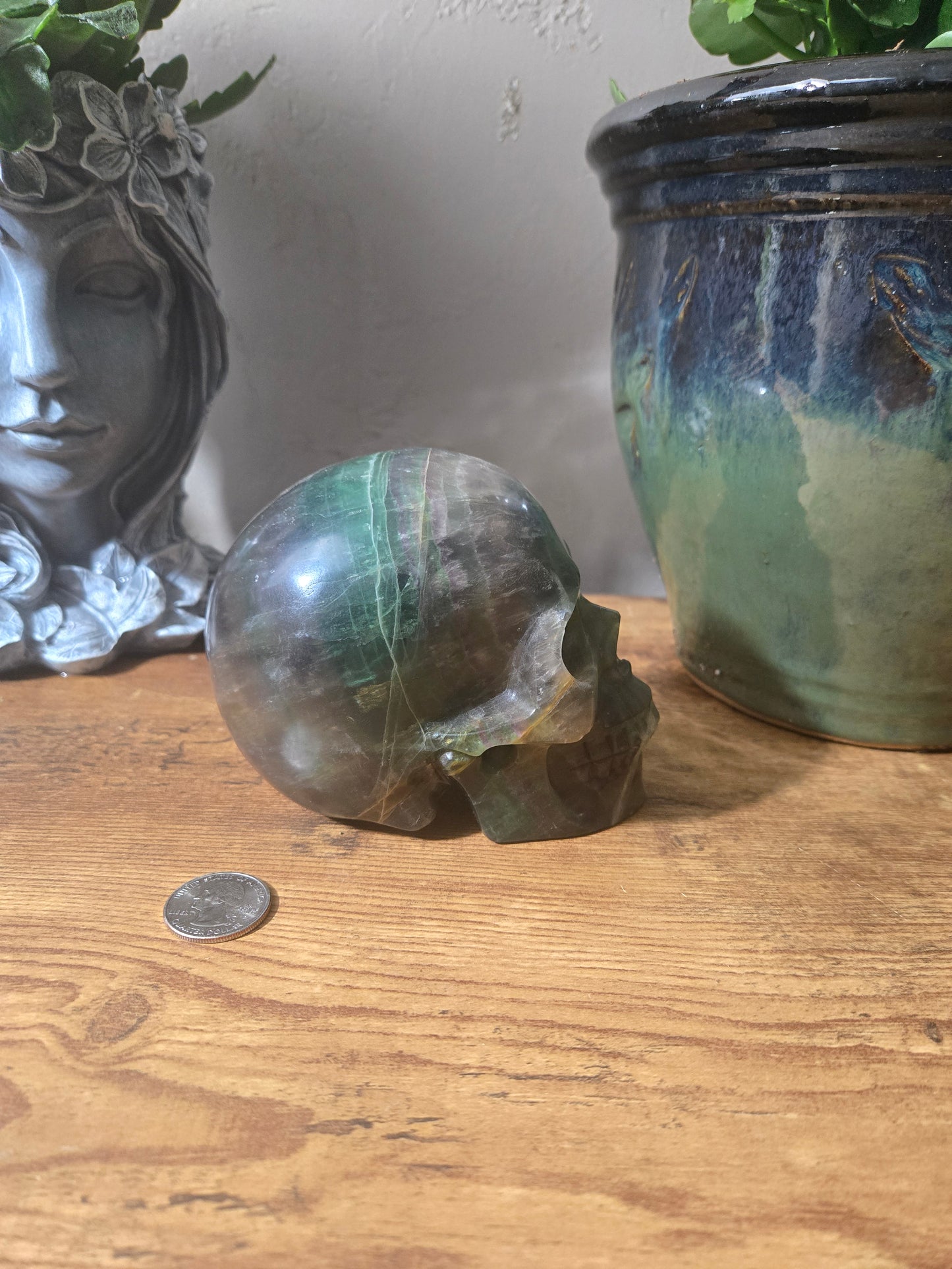 Fluorite Skull