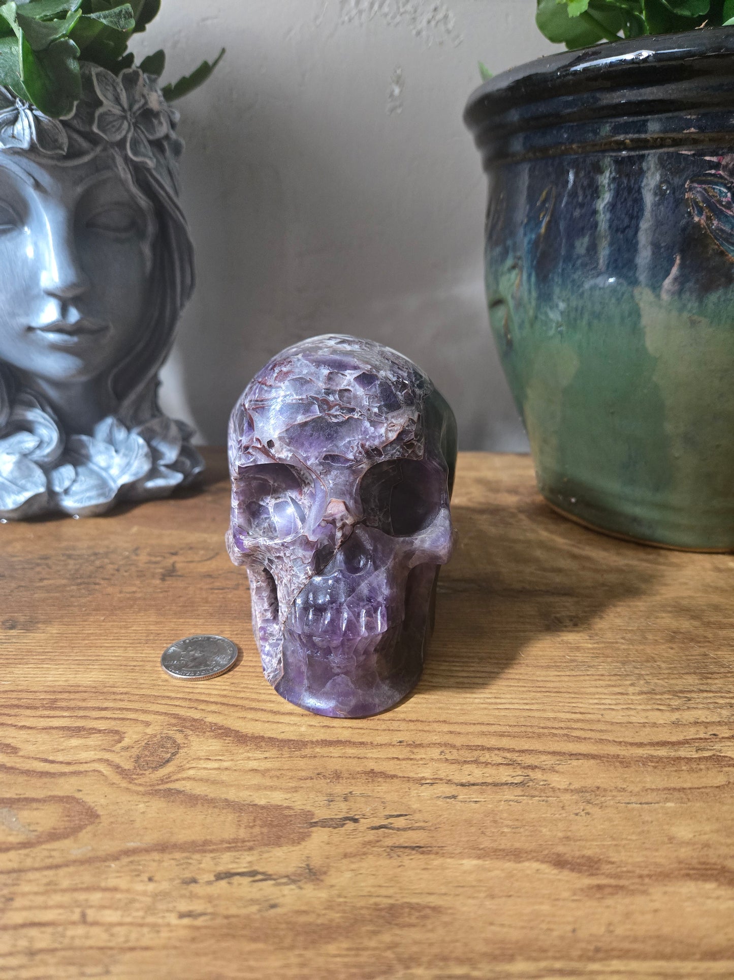 Amethyst Skull