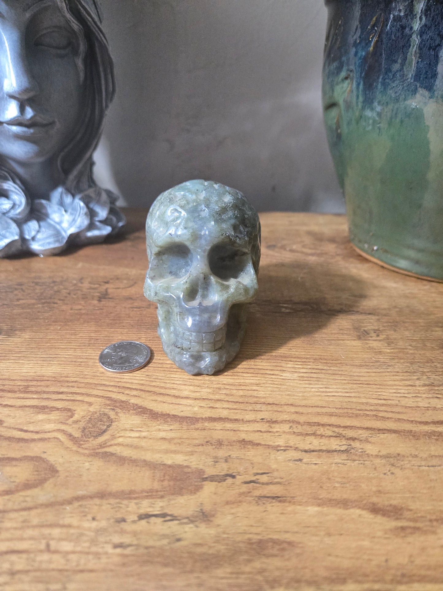 Labradorite Skull