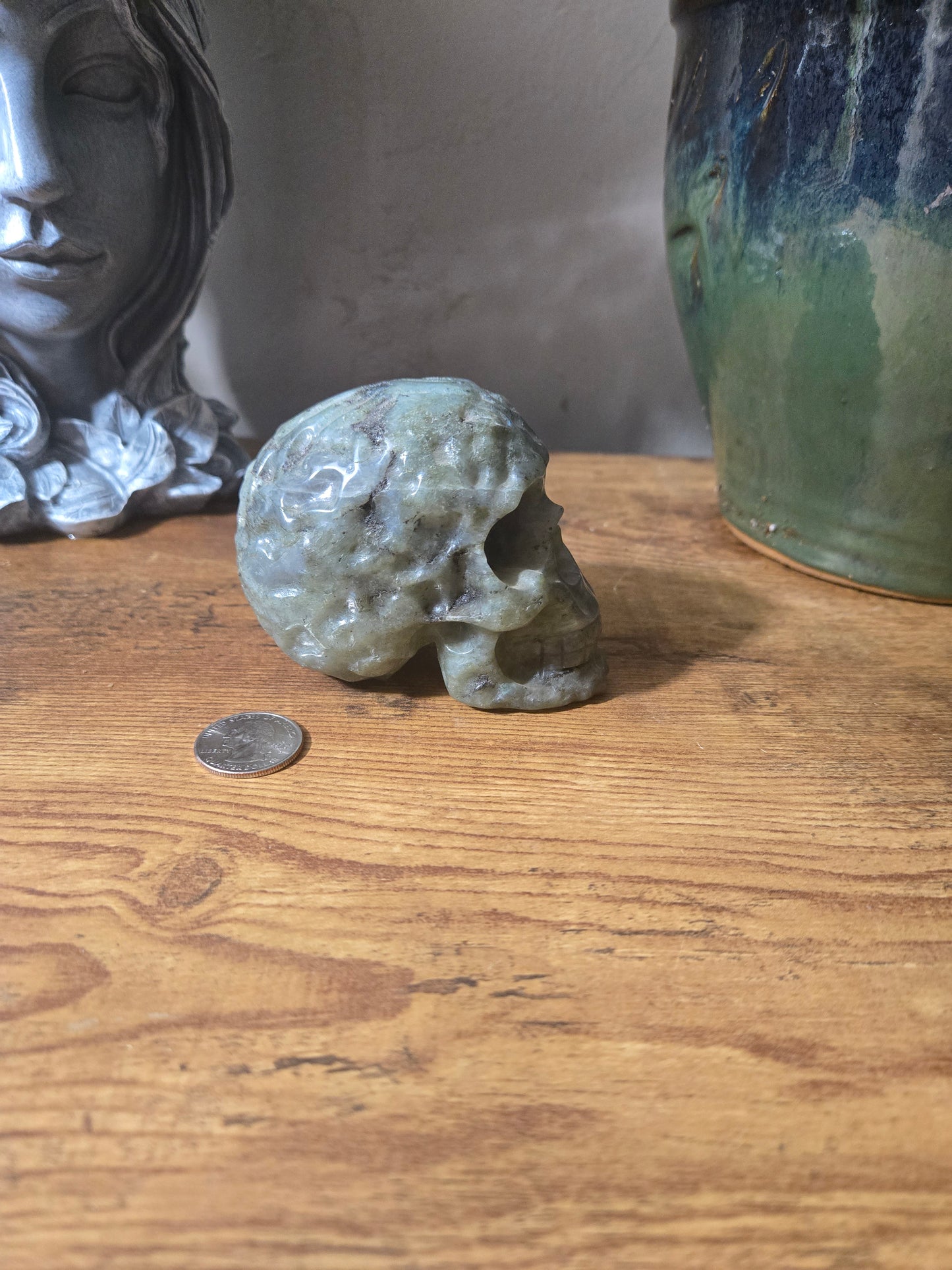 Labradorite Skull