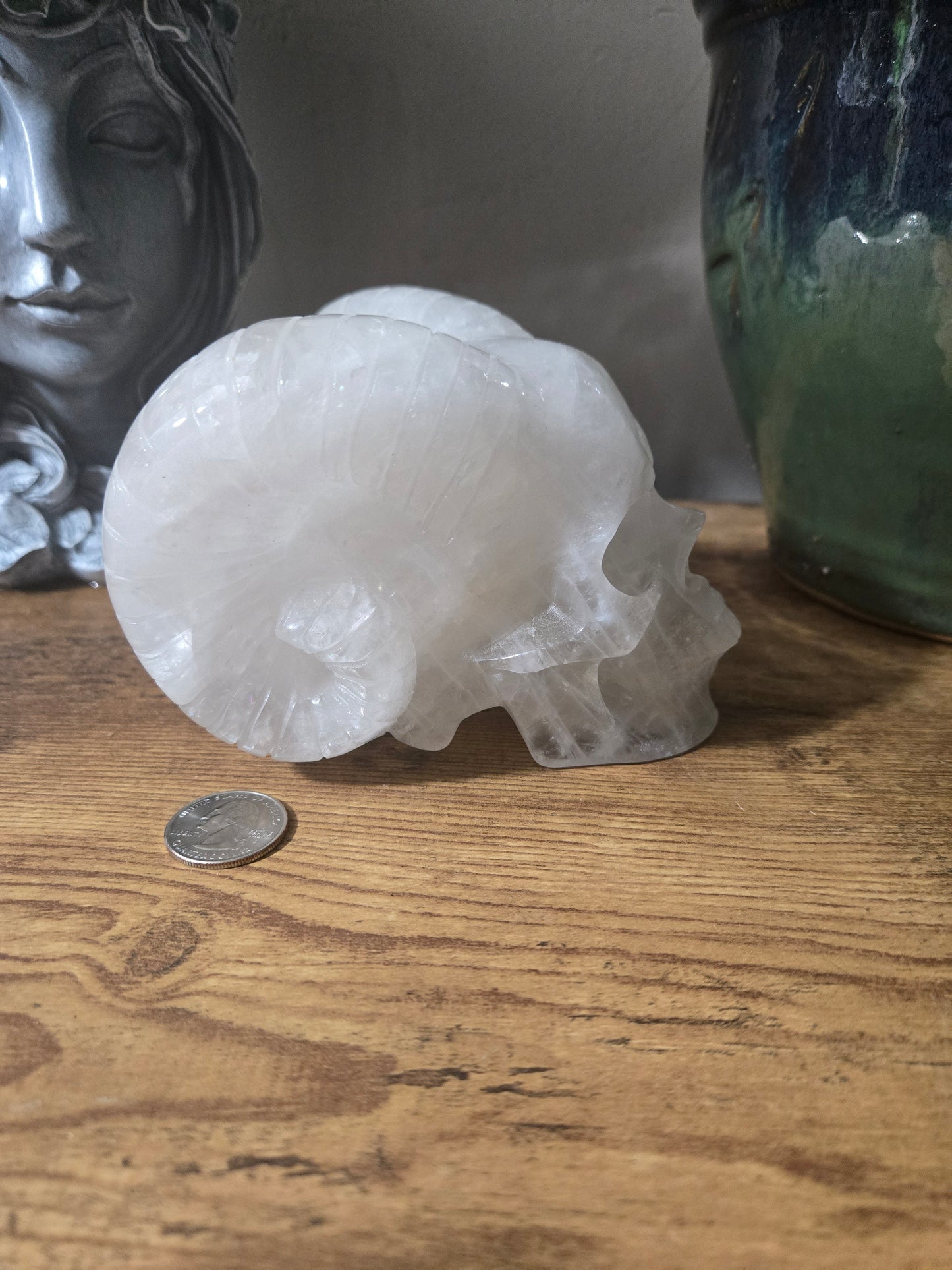 Quartz Ram Skull