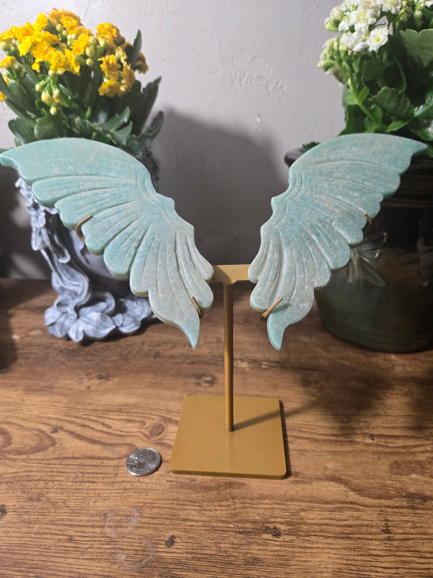 Amazonite Angel Wings