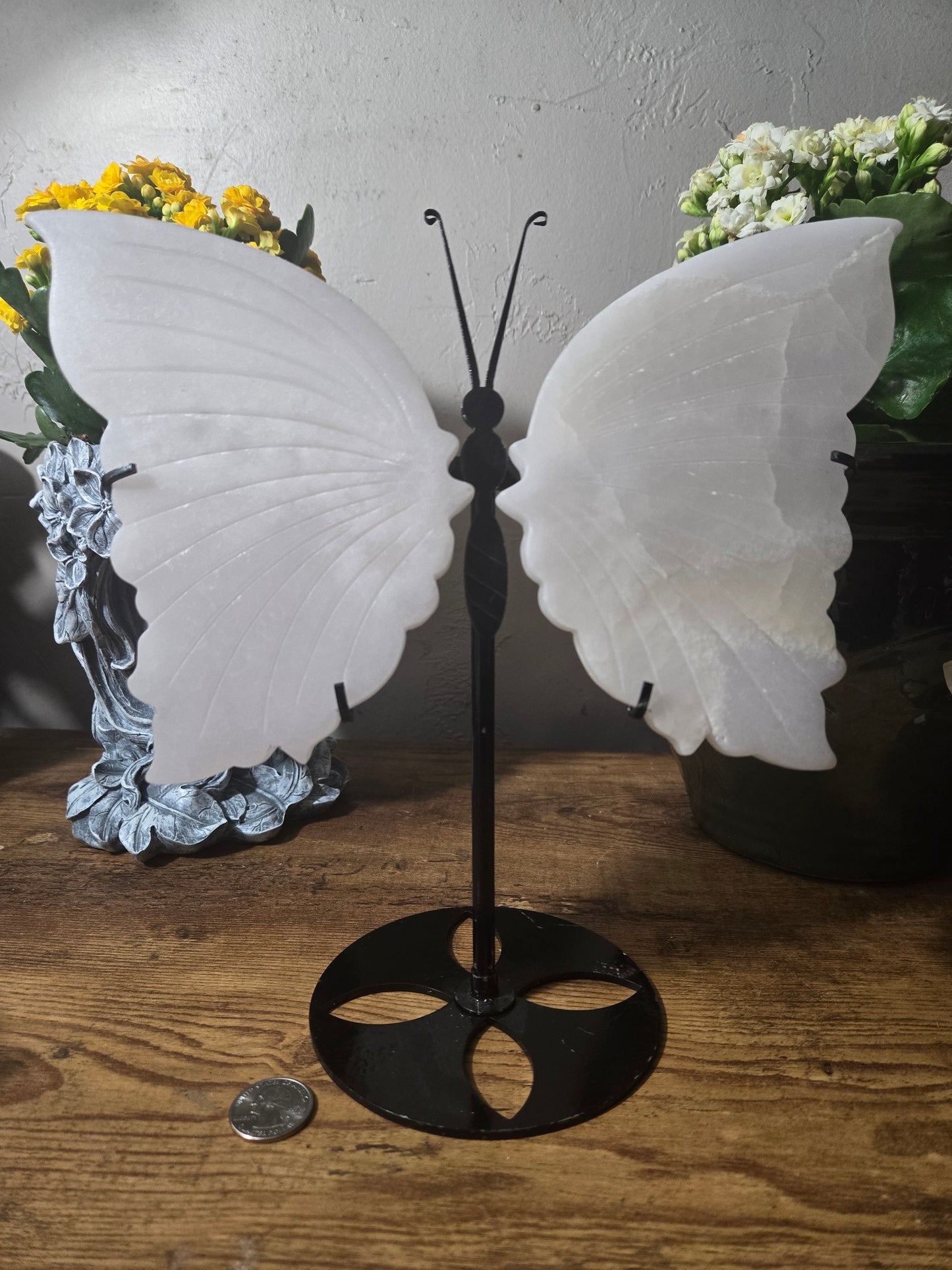 White Quartz Butterfly Wings