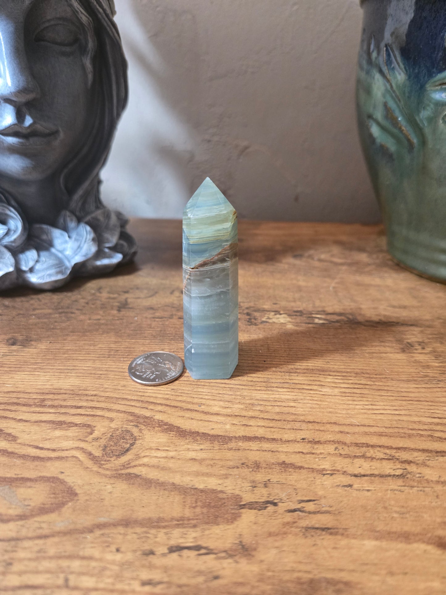 Blue Banded Onyx Tower