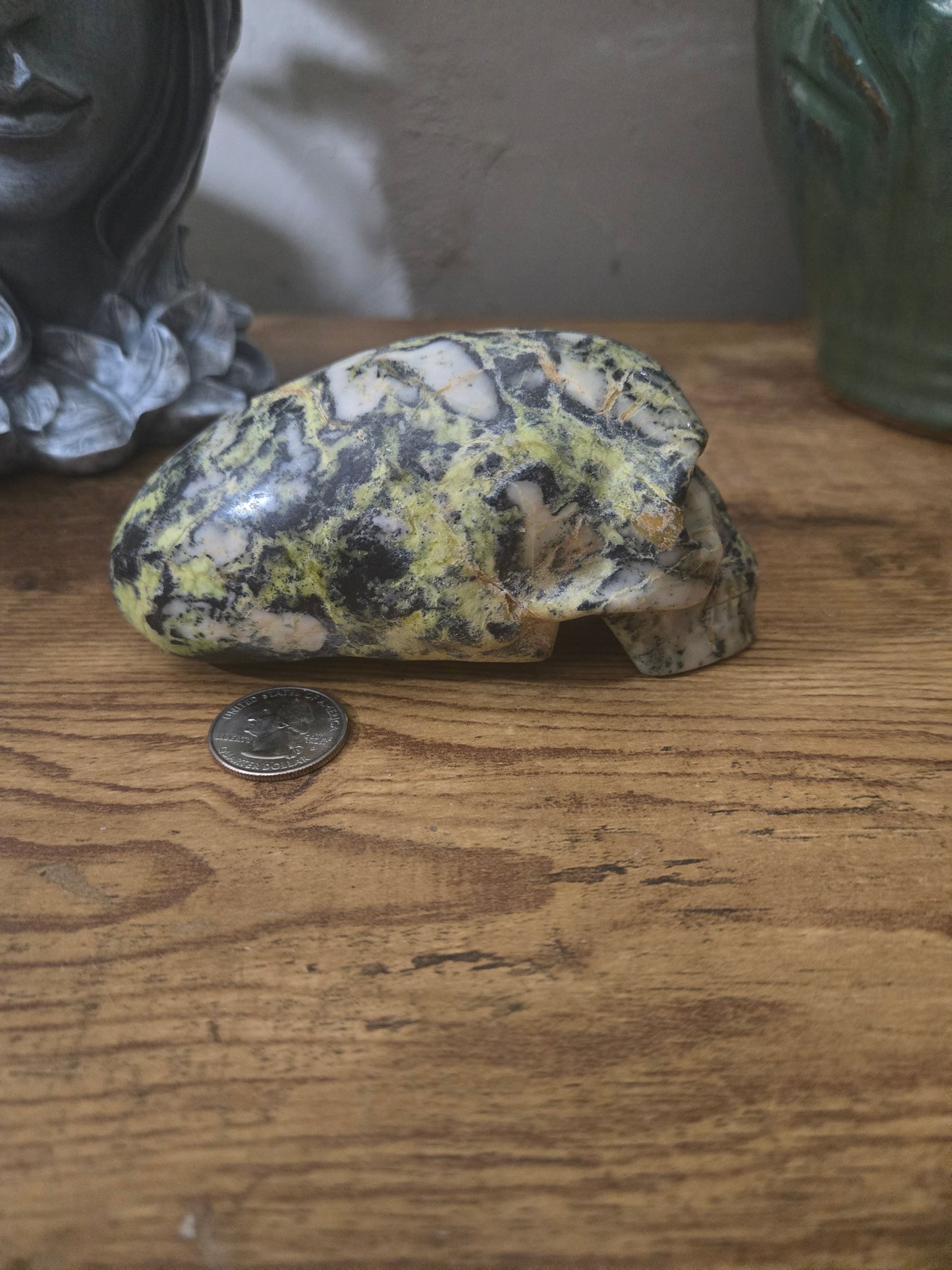Hiso Jasper Mayan Skull