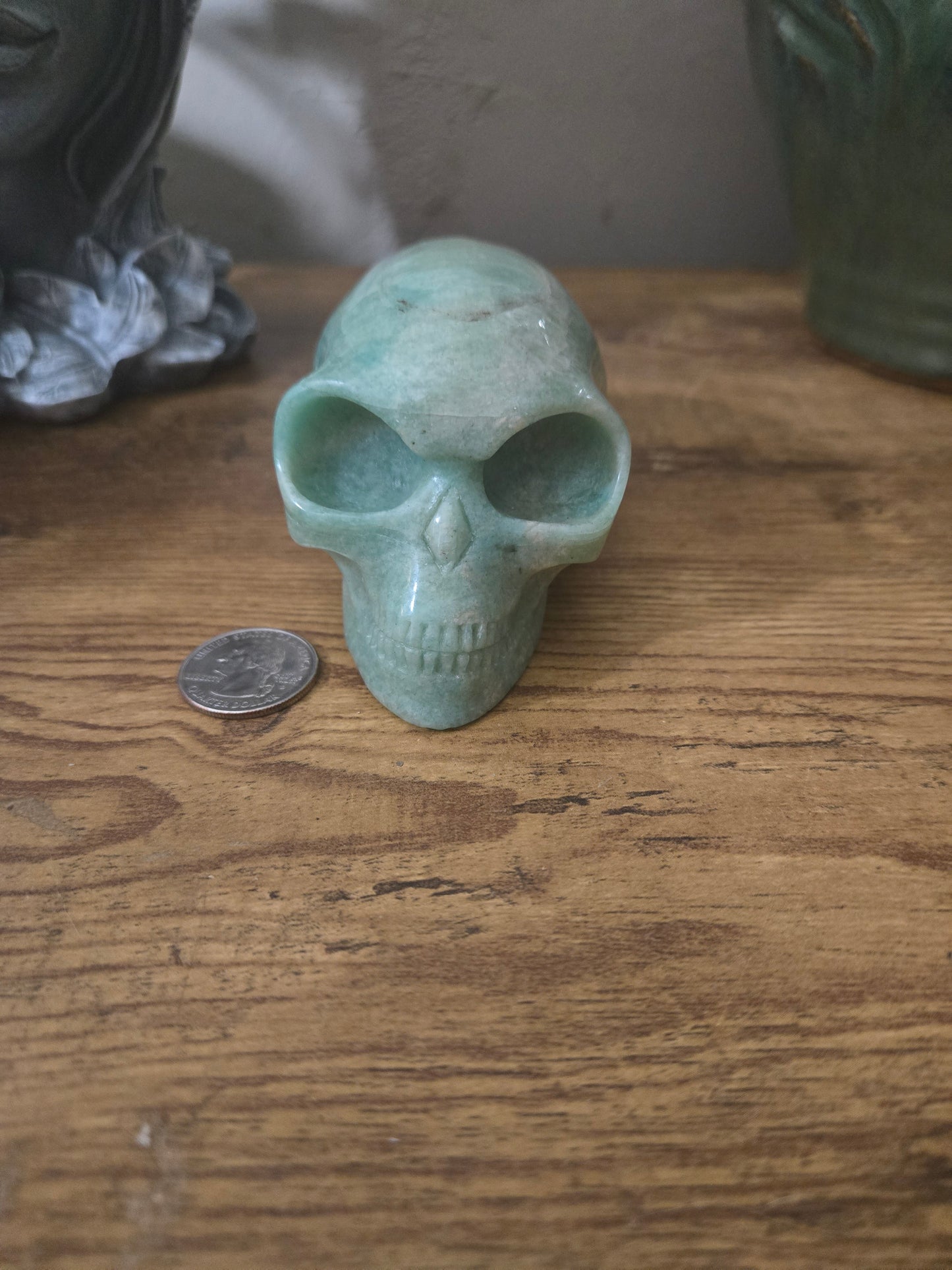 Amazonite Mayan Skull