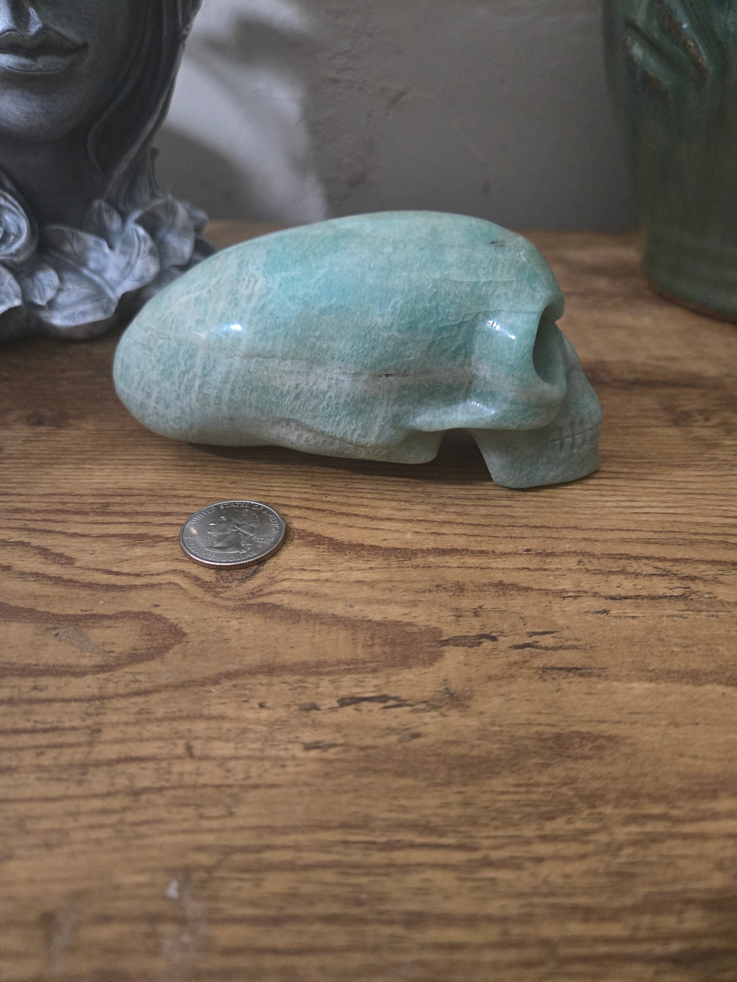 Amazonite Mayan Skull