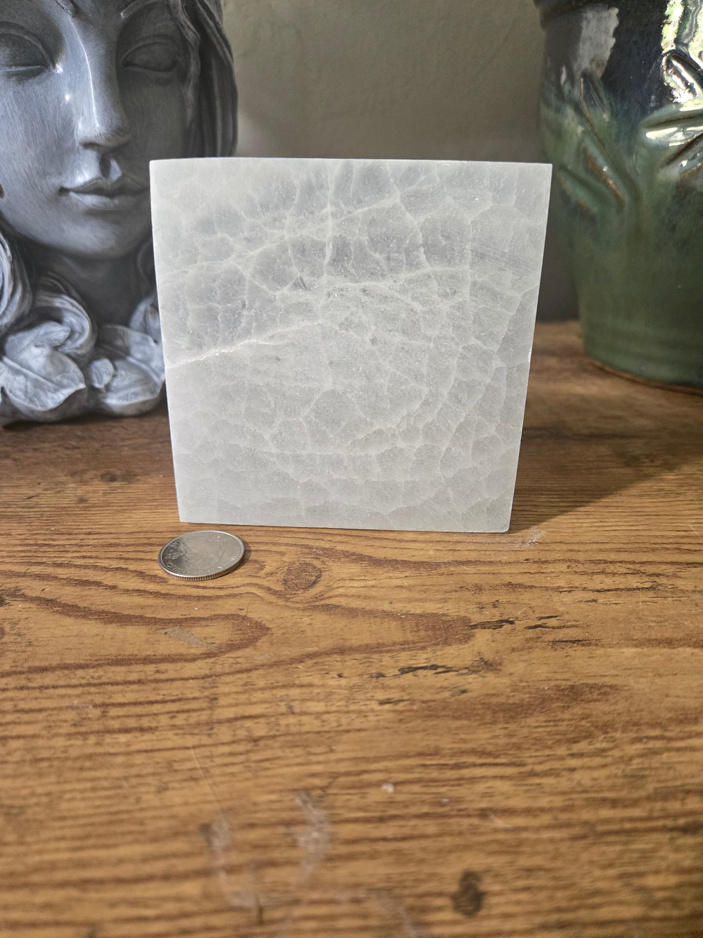 Selenite Square Slab
