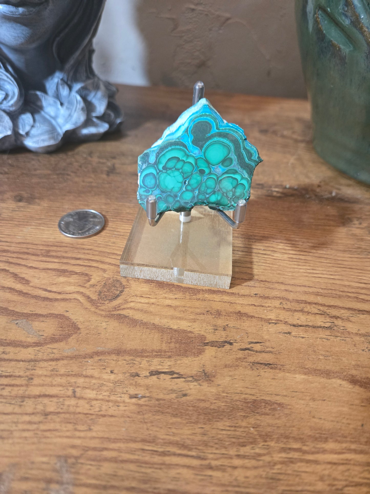 Malachite in Azurite Specimen