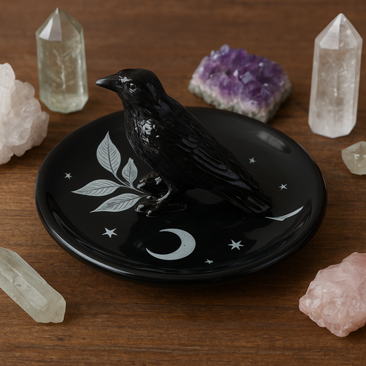 Mystic Raven Trinket Dish