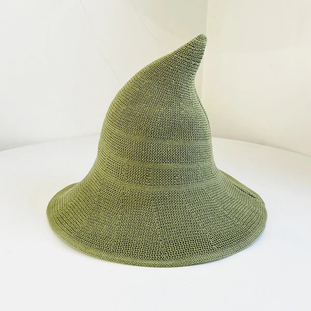 Foldable Knitted Halloween Witch Hat