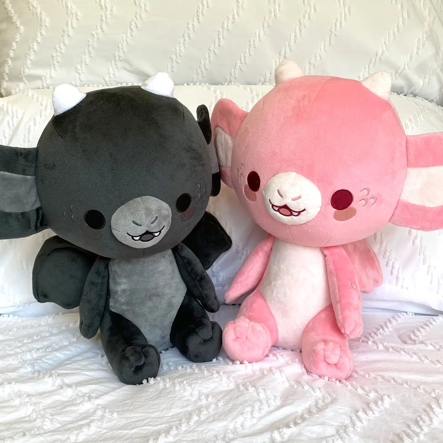 Blush and Ink Dragon Plushies