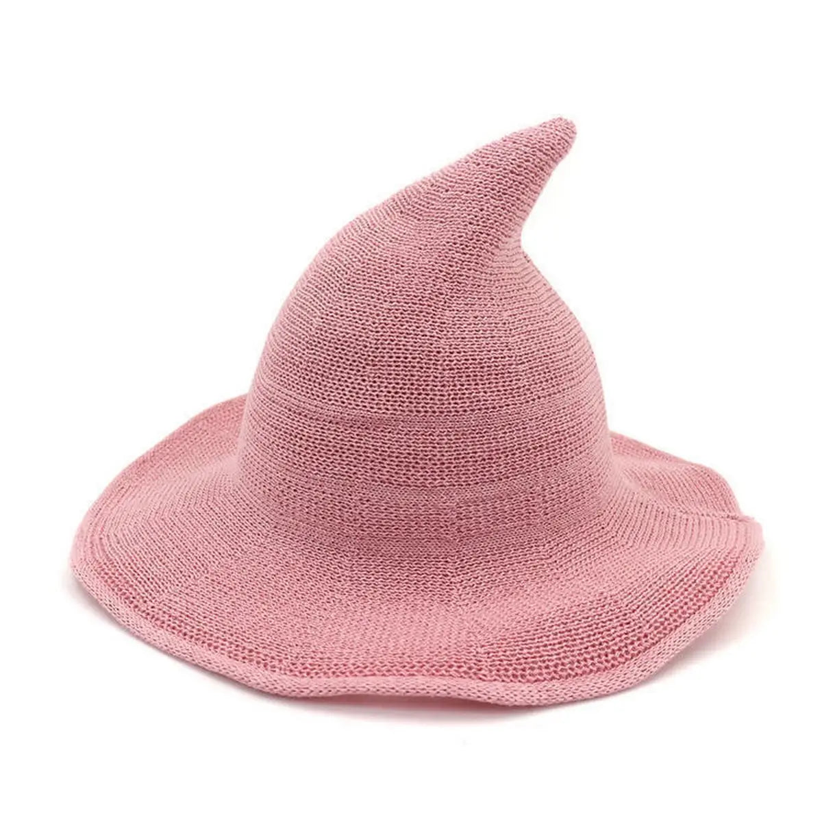 Foldable Knitted Halloween Witch Hat