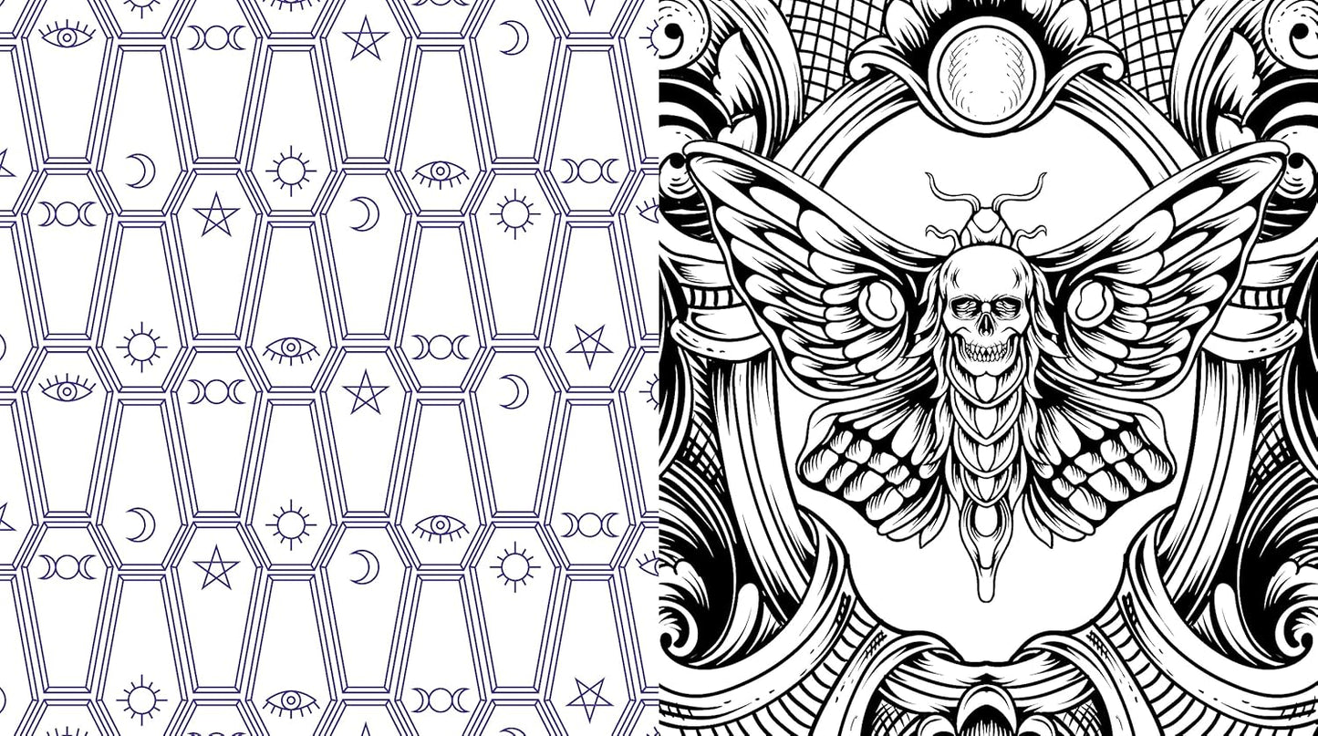 Gothic Coloring: Color Your Dark Side - More Than 100 Pages to Color