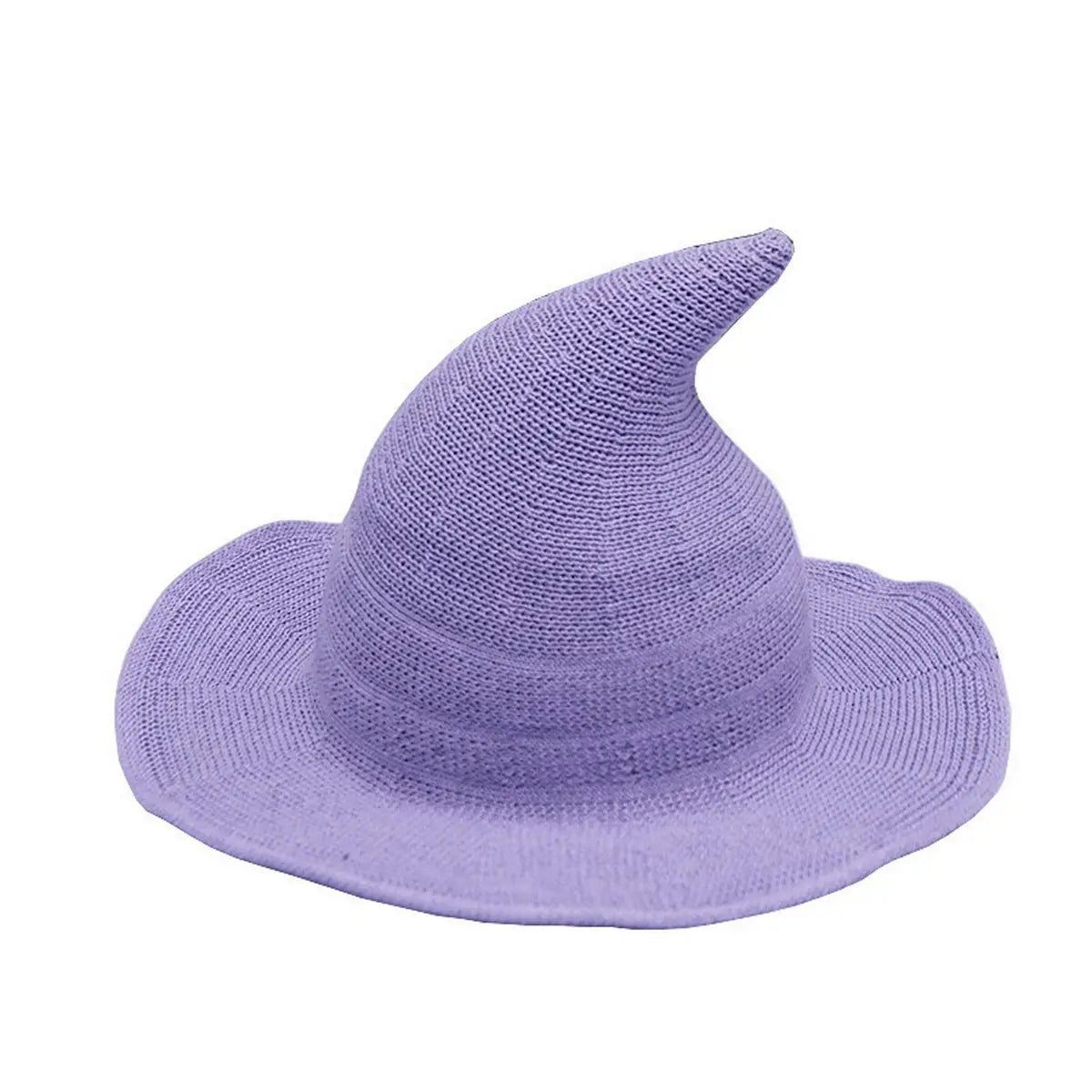 Foldable Knitted Halloween Witch Hat