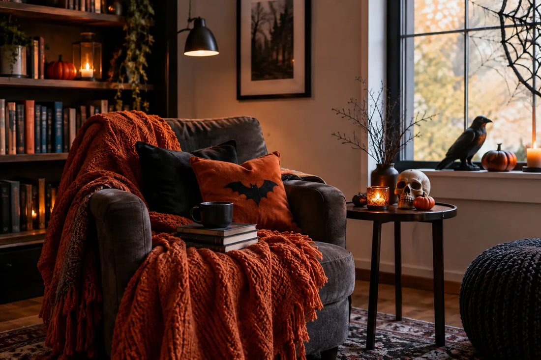 How to Decorate a Spooky Reading Nook at Home