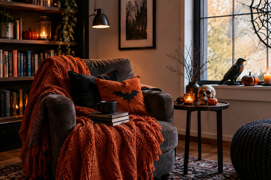 How to Decorate a Spooky Reading Nook at Home