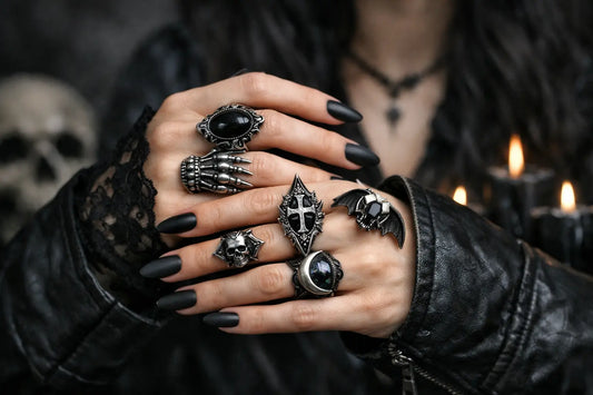 Gothic Rings That Make Every Outfit Feel Cursed