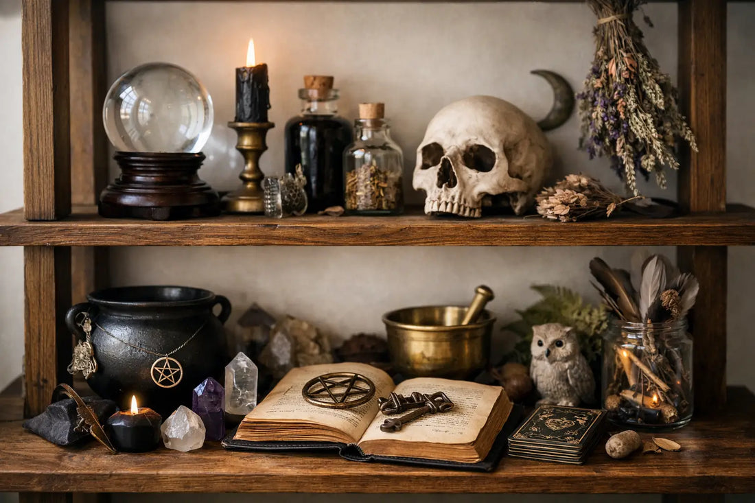 How to Style Witchy Shelves That Feel Curated