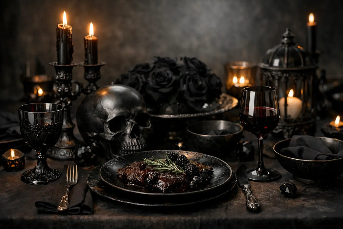 Gothic Tableware Guide for Deliciously Dark Tables