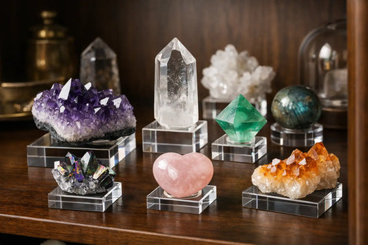 Crystal Display Stands for Your Curious Cabinet
