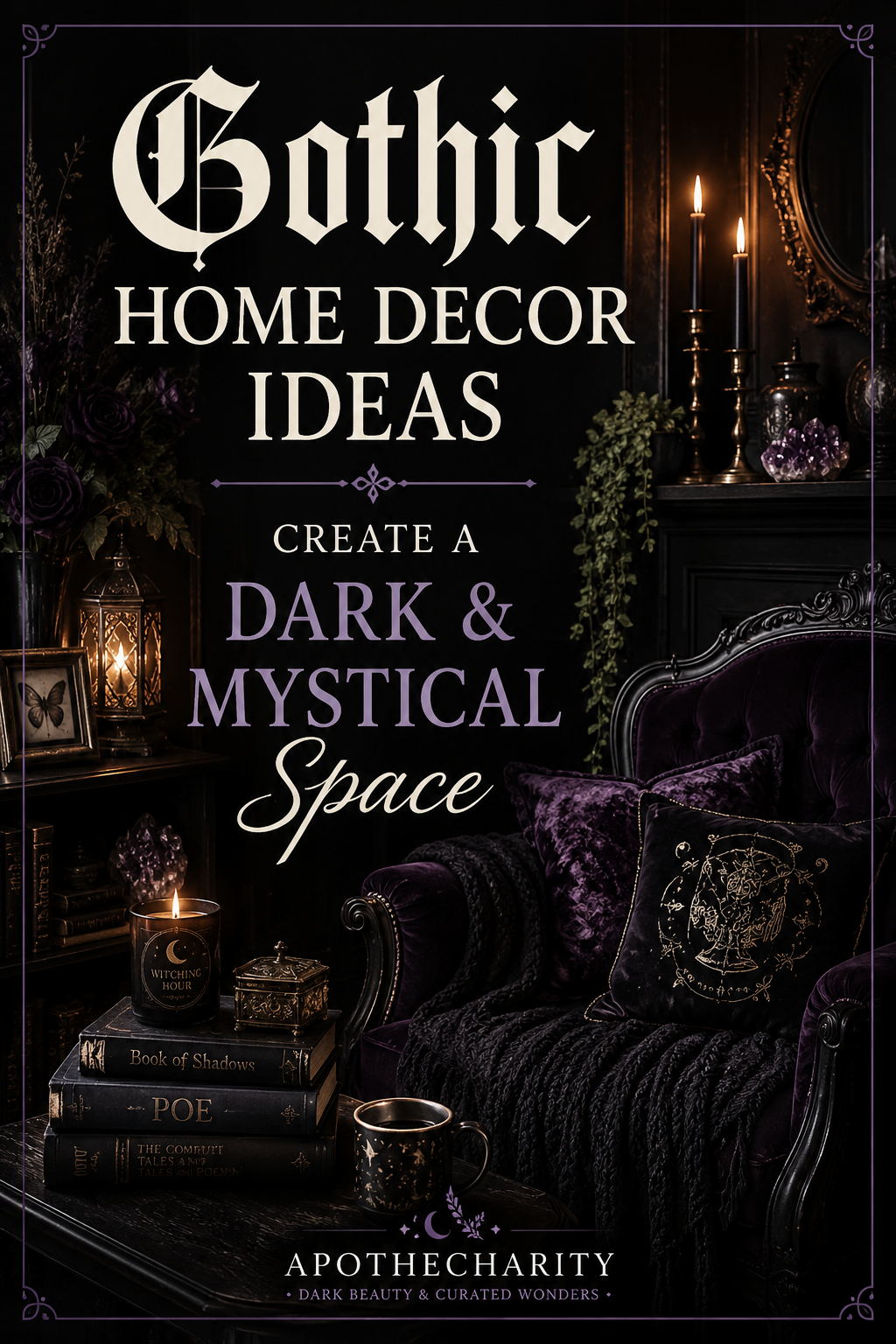 Gothic Home Decor Ideas: How to Create a Beautifully Dark Space