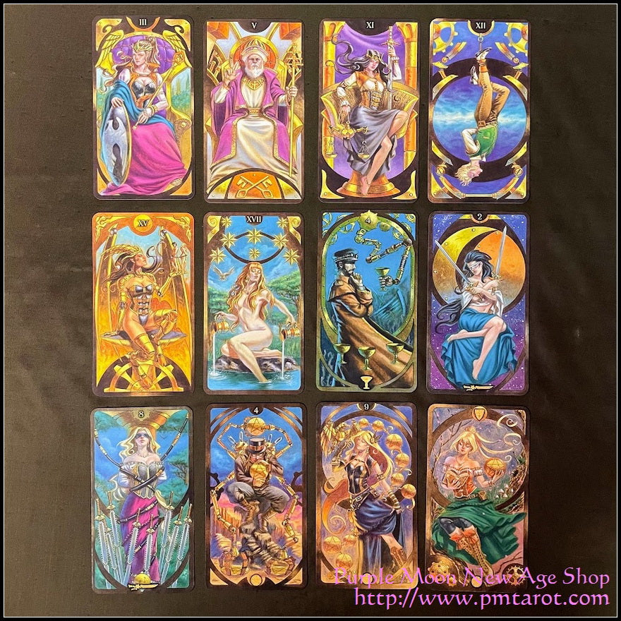 Steampunk Art Nouveau Tarot Deck