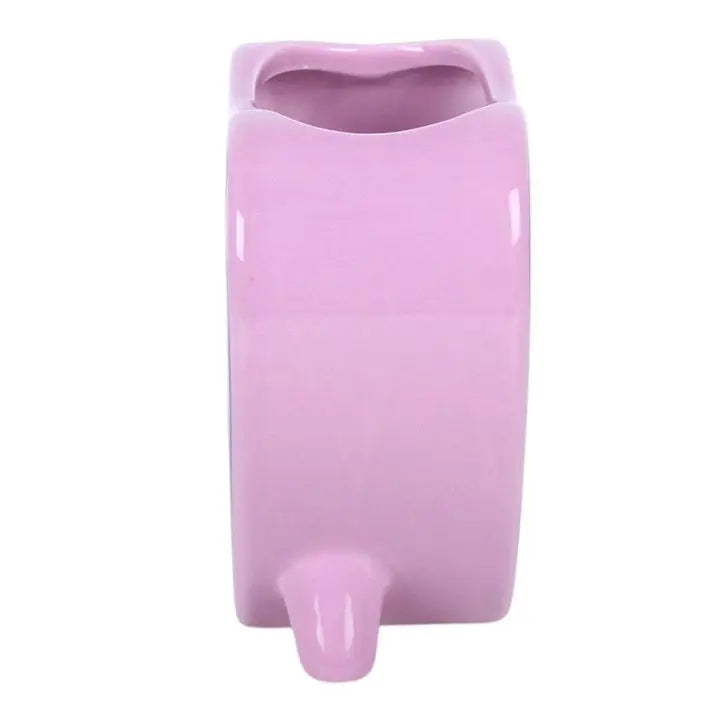 Pastel Planchette Ceramic Vase with Celestial Design