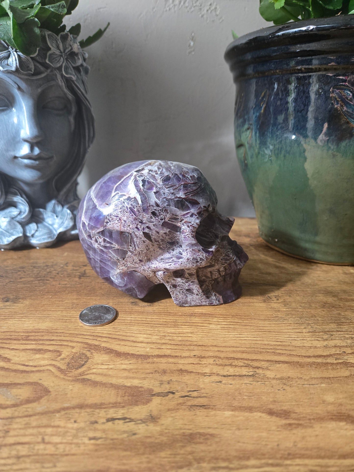 Amethyst Skull