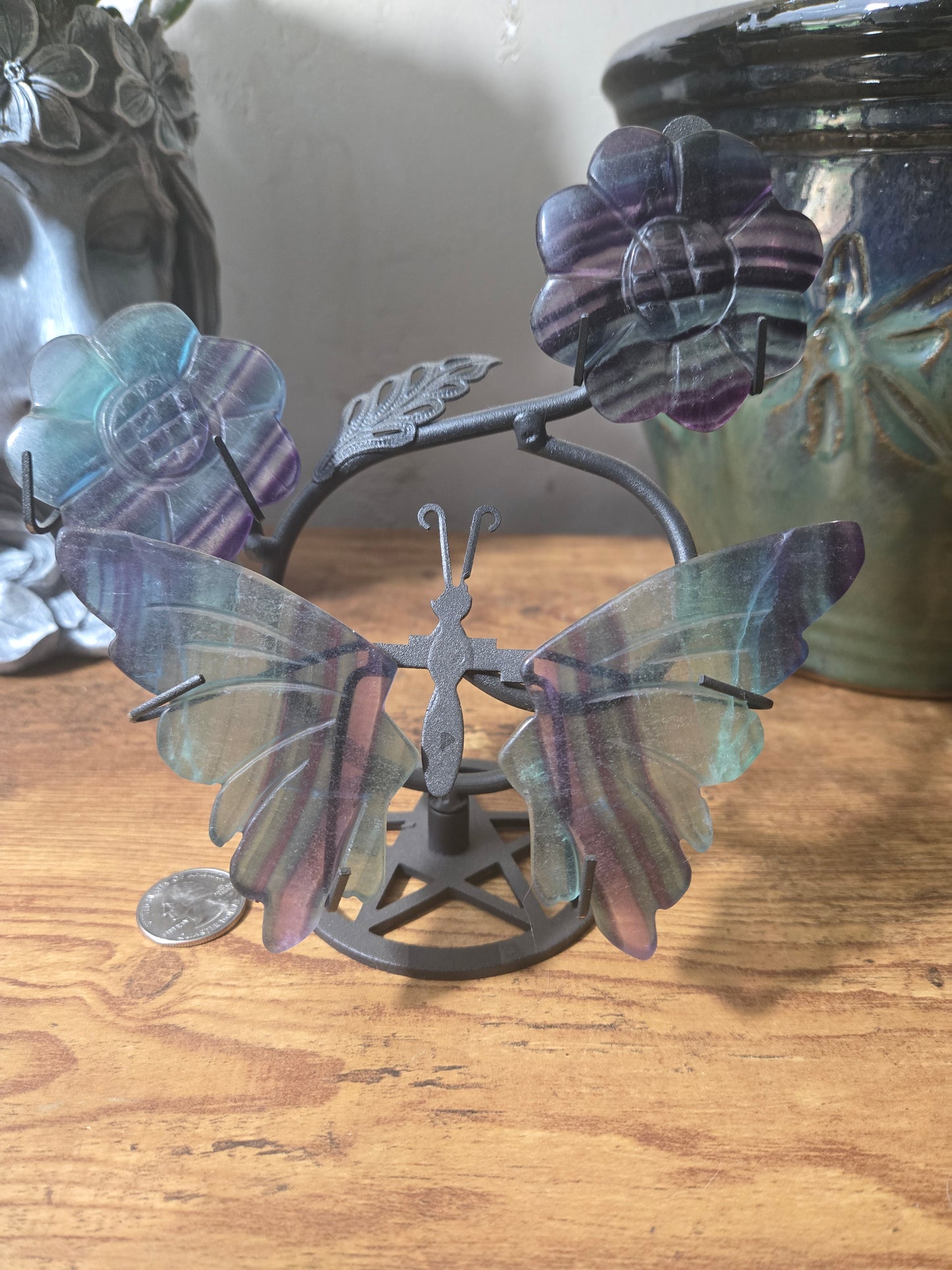 Fluorite Wings and Flowers
