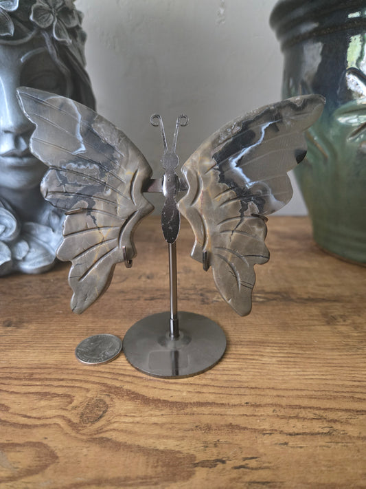 Volcano Agate Butterfly Wings