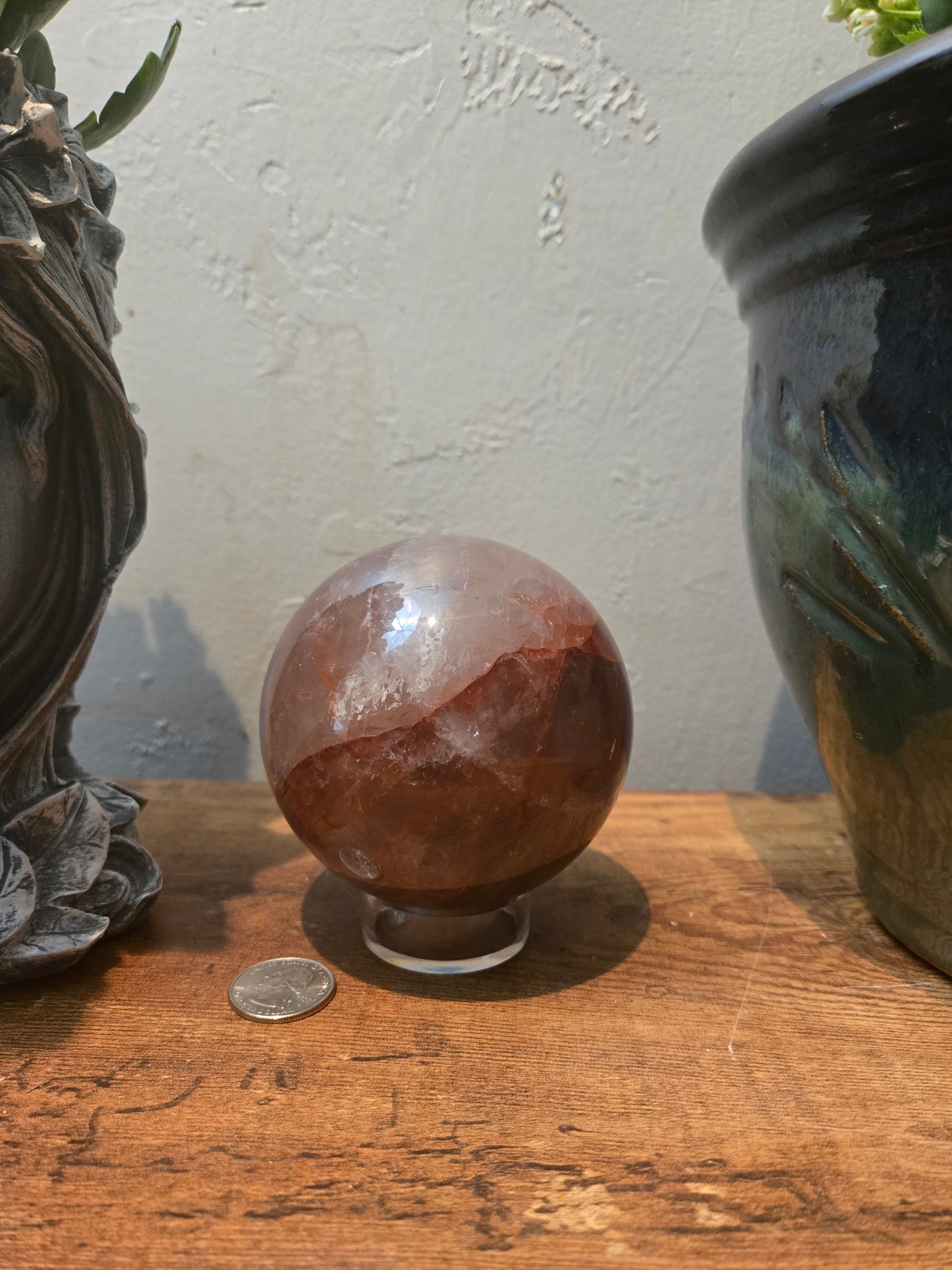 Fire Quartz Sphere