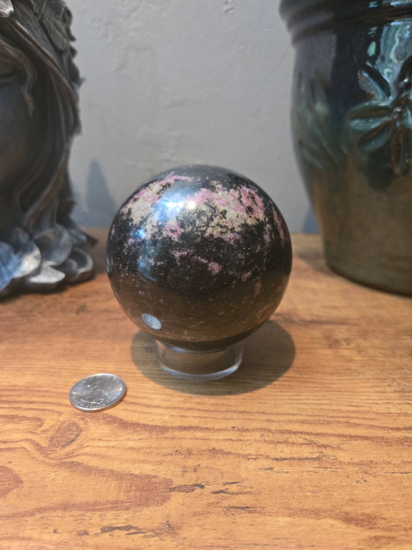 Rhodonite Sphere