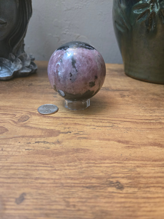 Rhodonite Sphere