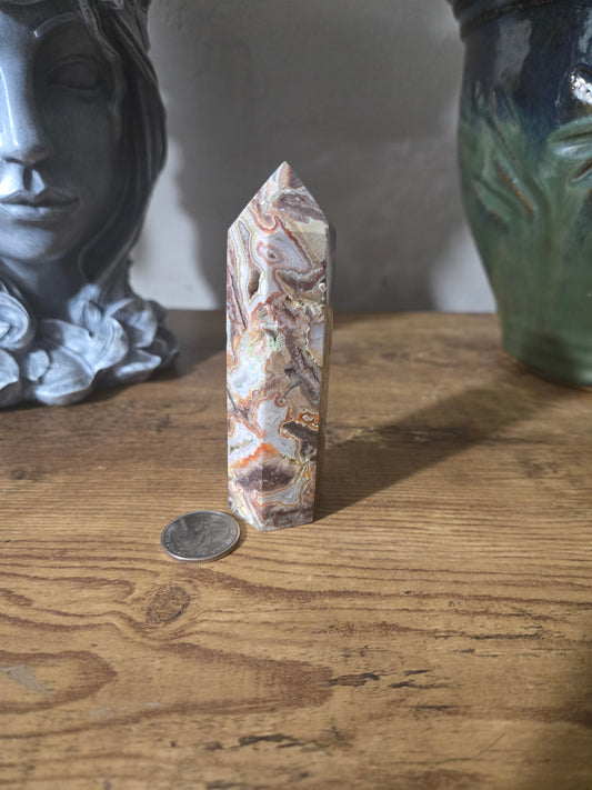 Crazy Lace Agate Tower