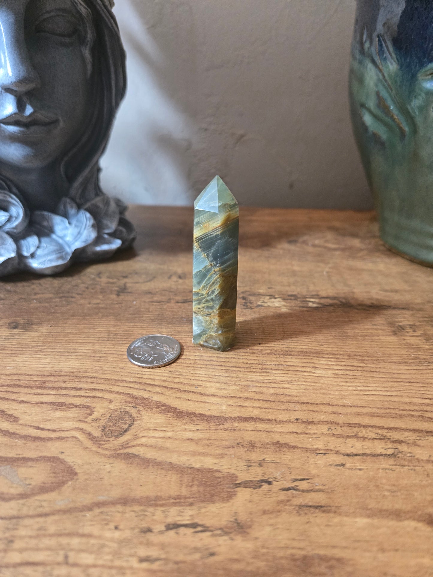 Blue Banded Onyx Tower