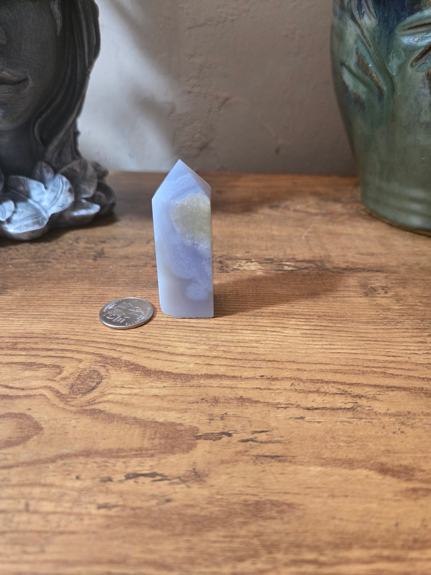 Blue Lace Agate Tower