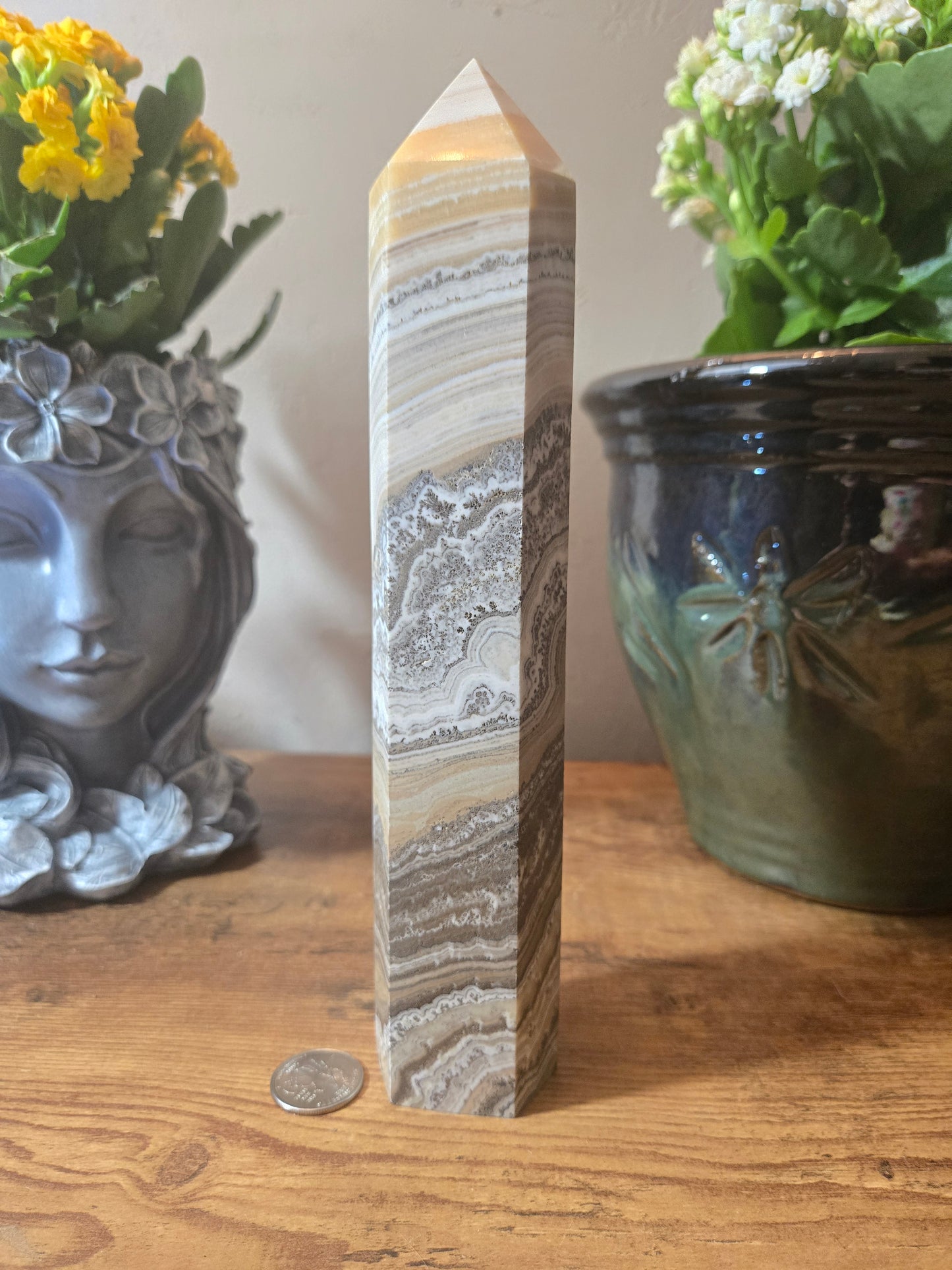 Dendritic Calcite Tower