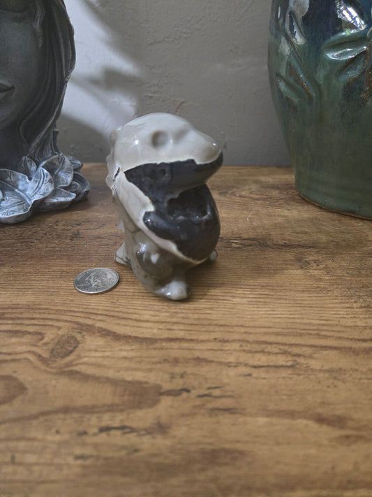 Volcano Agate Dinosaur Carving