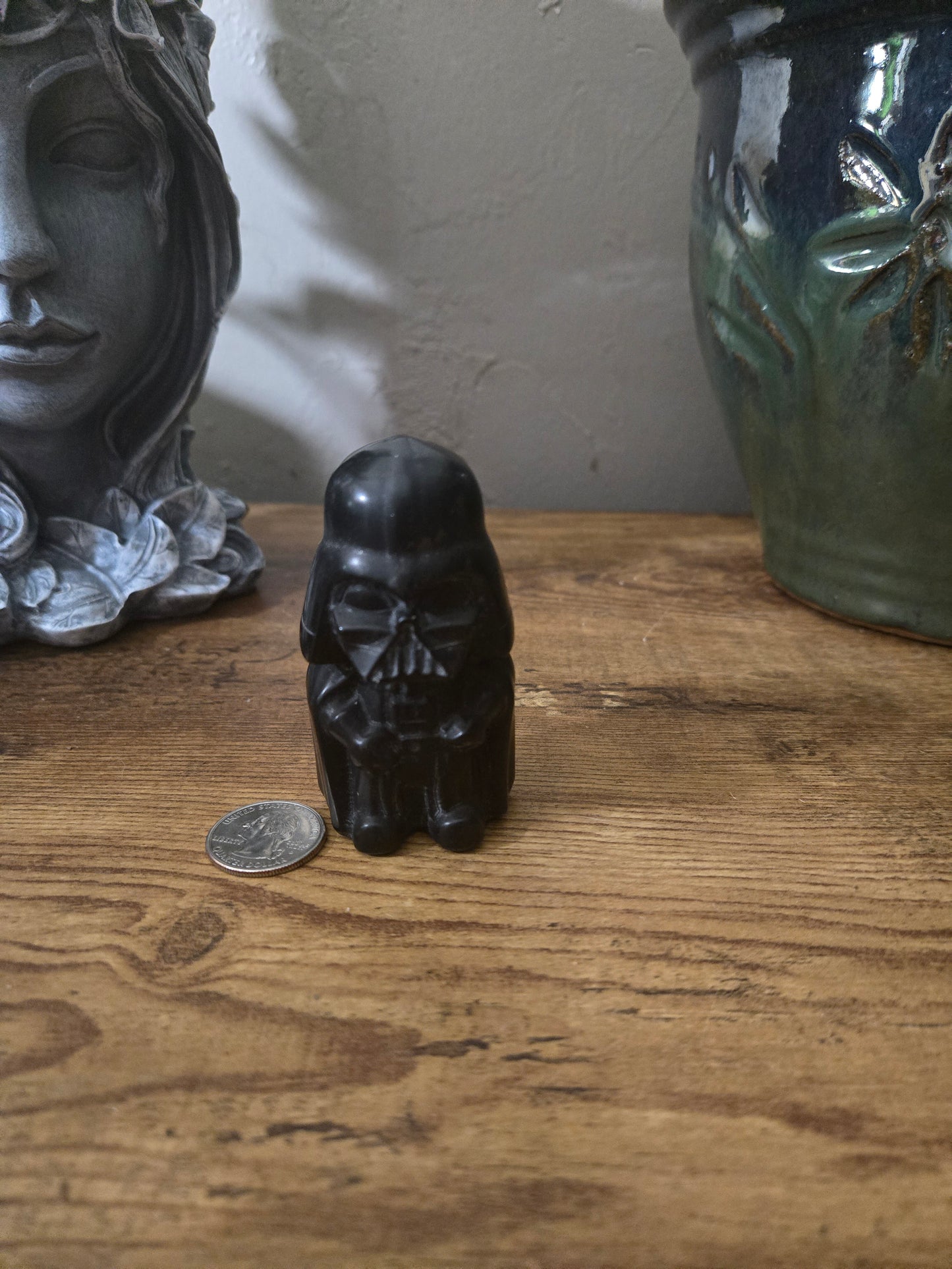 Obsidian Darth Vader Carving