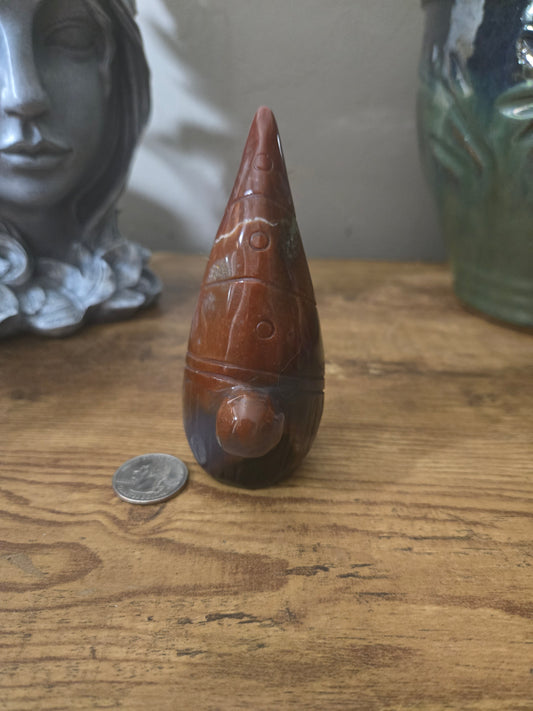 Ocean Jasper Gnome Carving