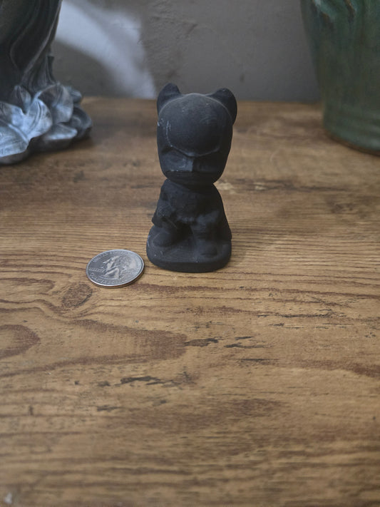 Obsidian Batman Carving