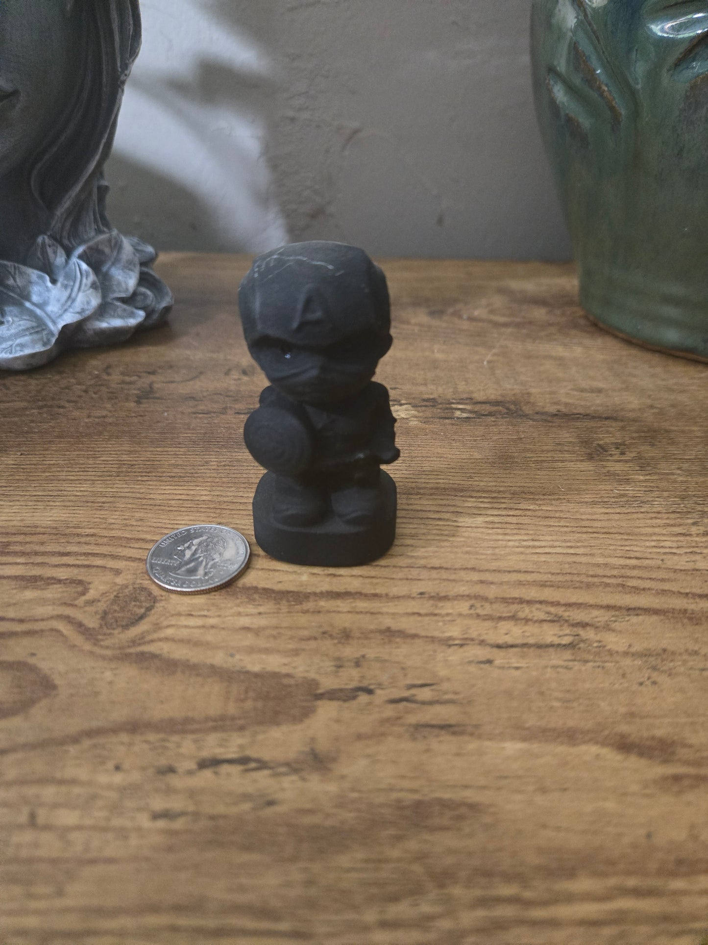 Obsidian Captain America Carving