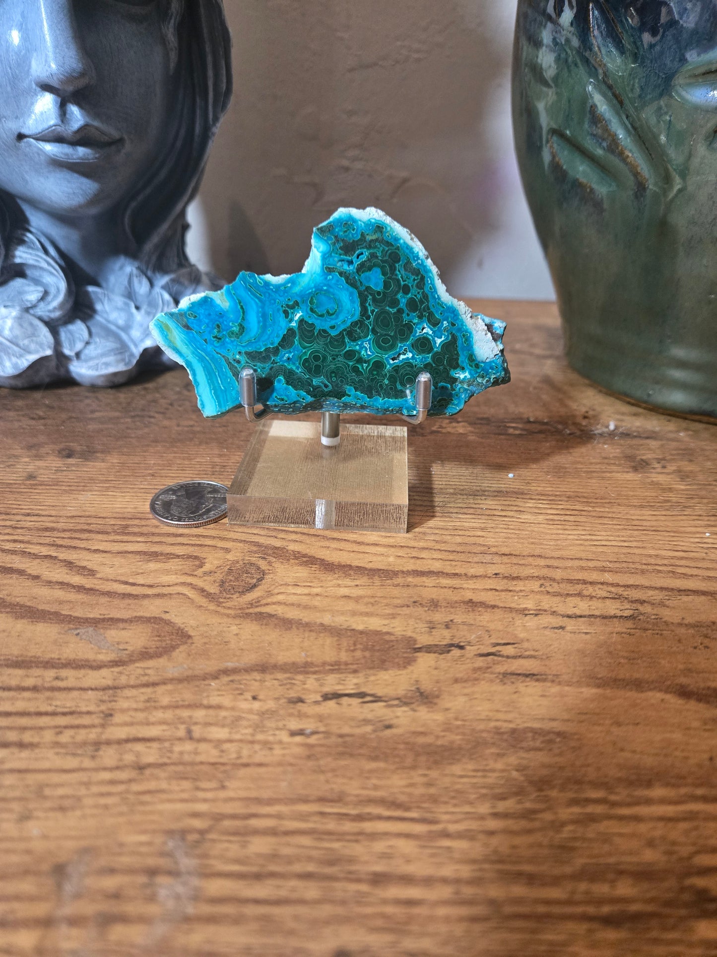 Malachite in Azurite Specimen