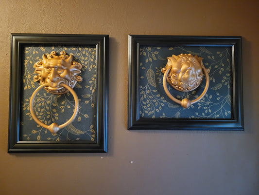 Labyrinth Inspired Knockers Wall Art