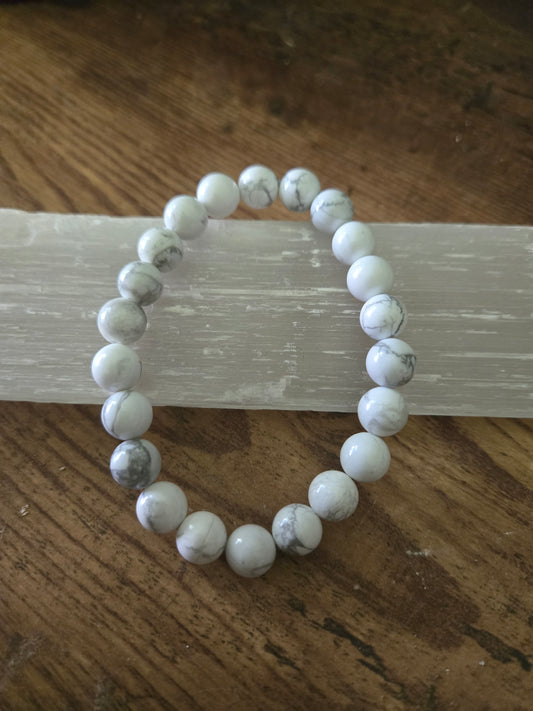 Howlite Stretch Bracelet