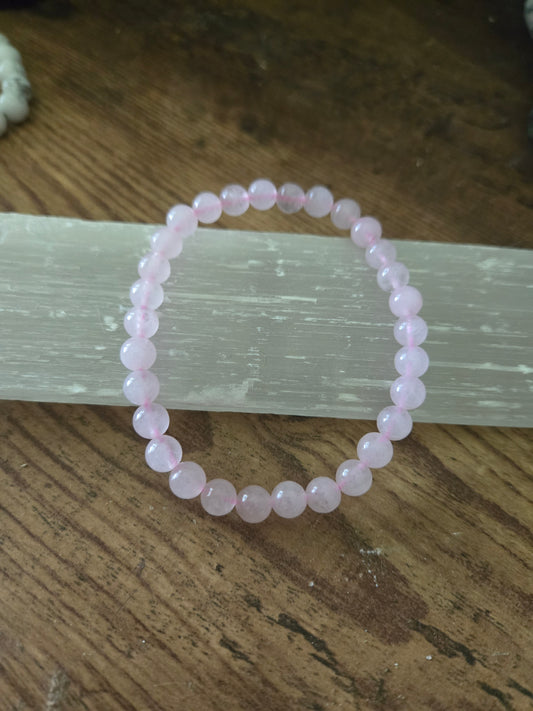 Rose Quartz Stretch Bracelet