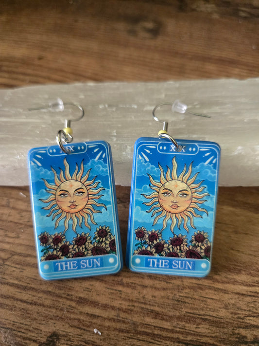The Sun Tarot Earrings