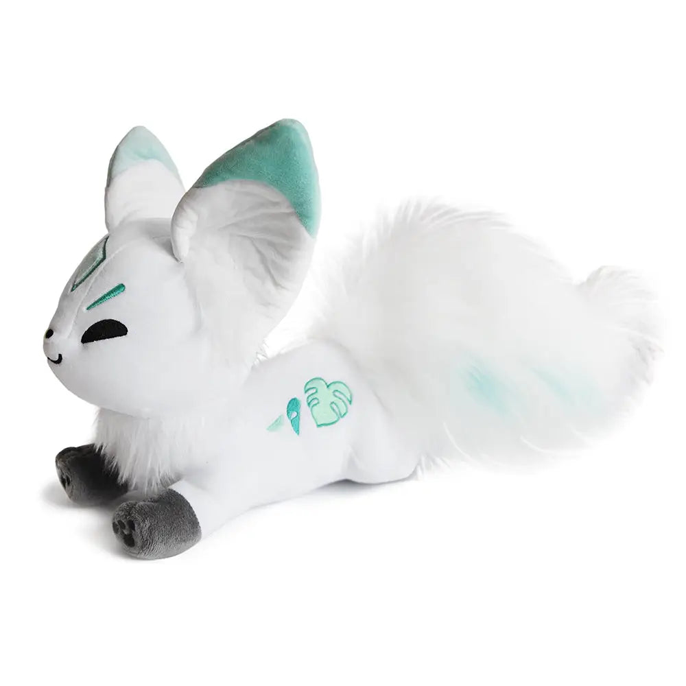 Green Monstera Leaf Queenie Fox Plush